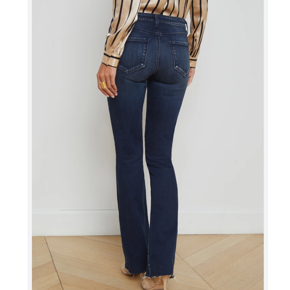 L’Agence Sneeki Low Rise Straight Jeans in Westmont. - Picture 4 of 12
